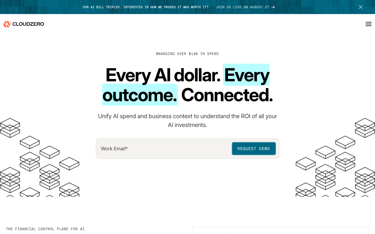 CloudZero homepage