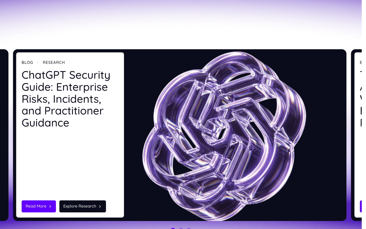 Prompt Security homepage
