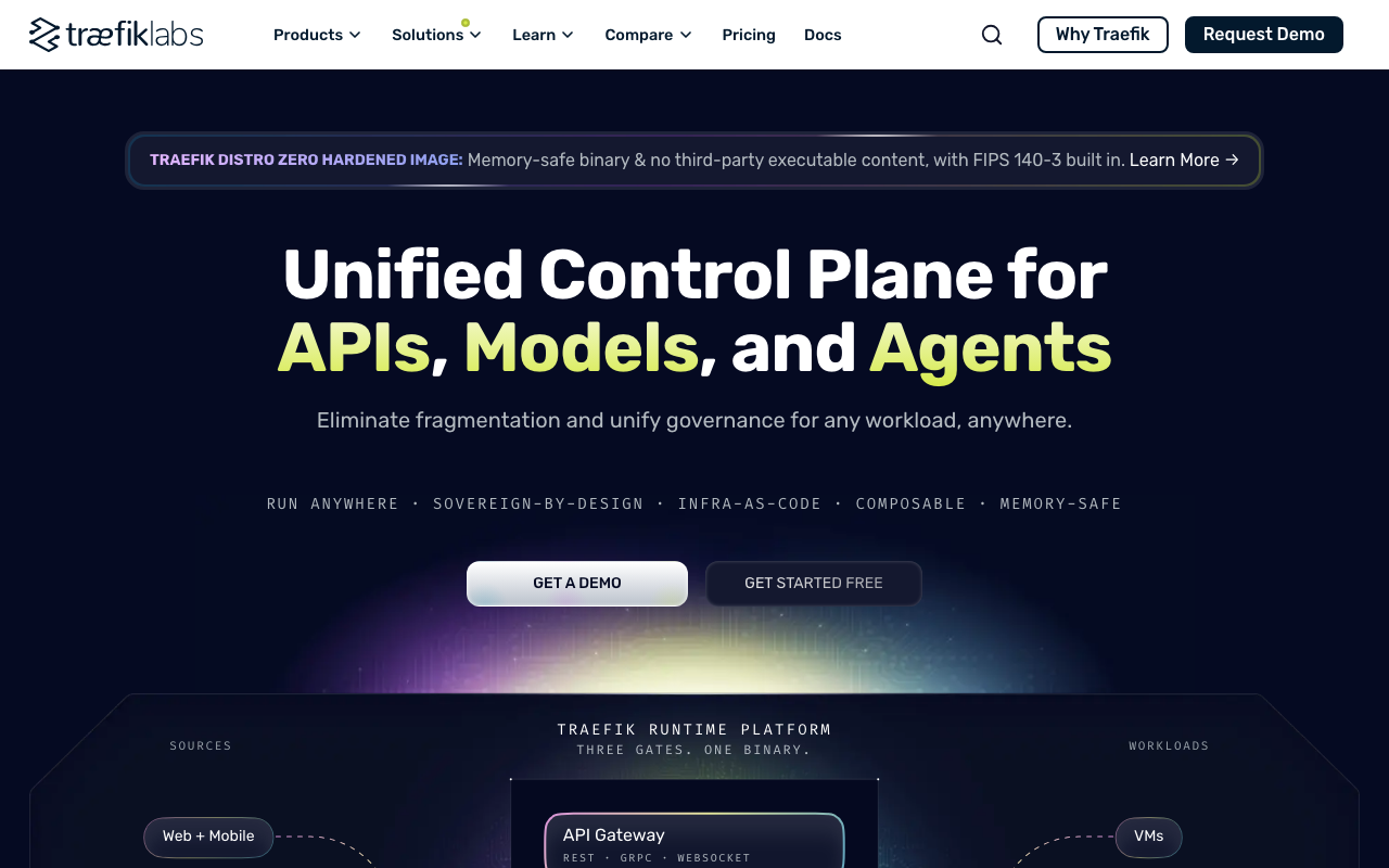 Traefik homepage
