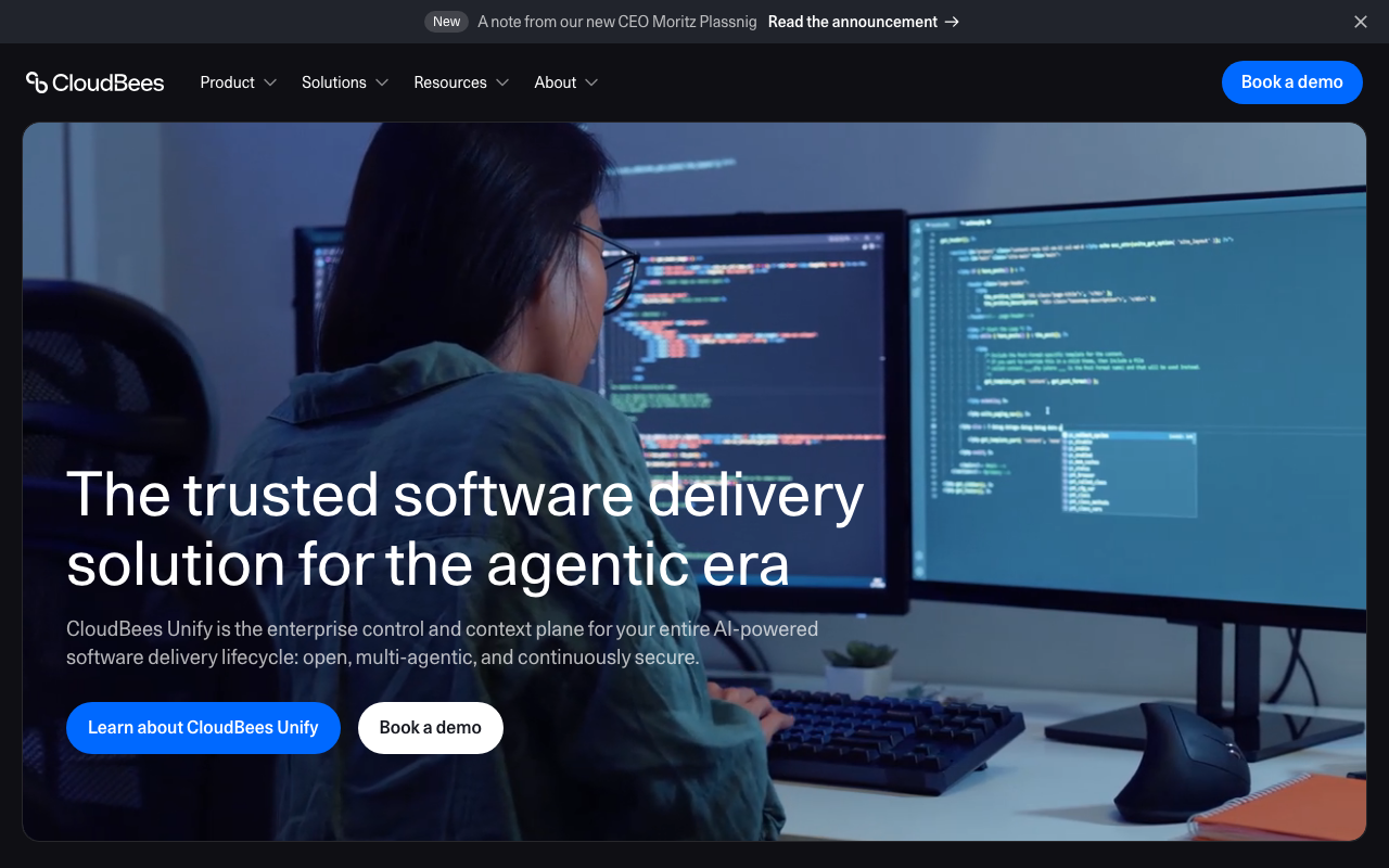 CloudBees homepage