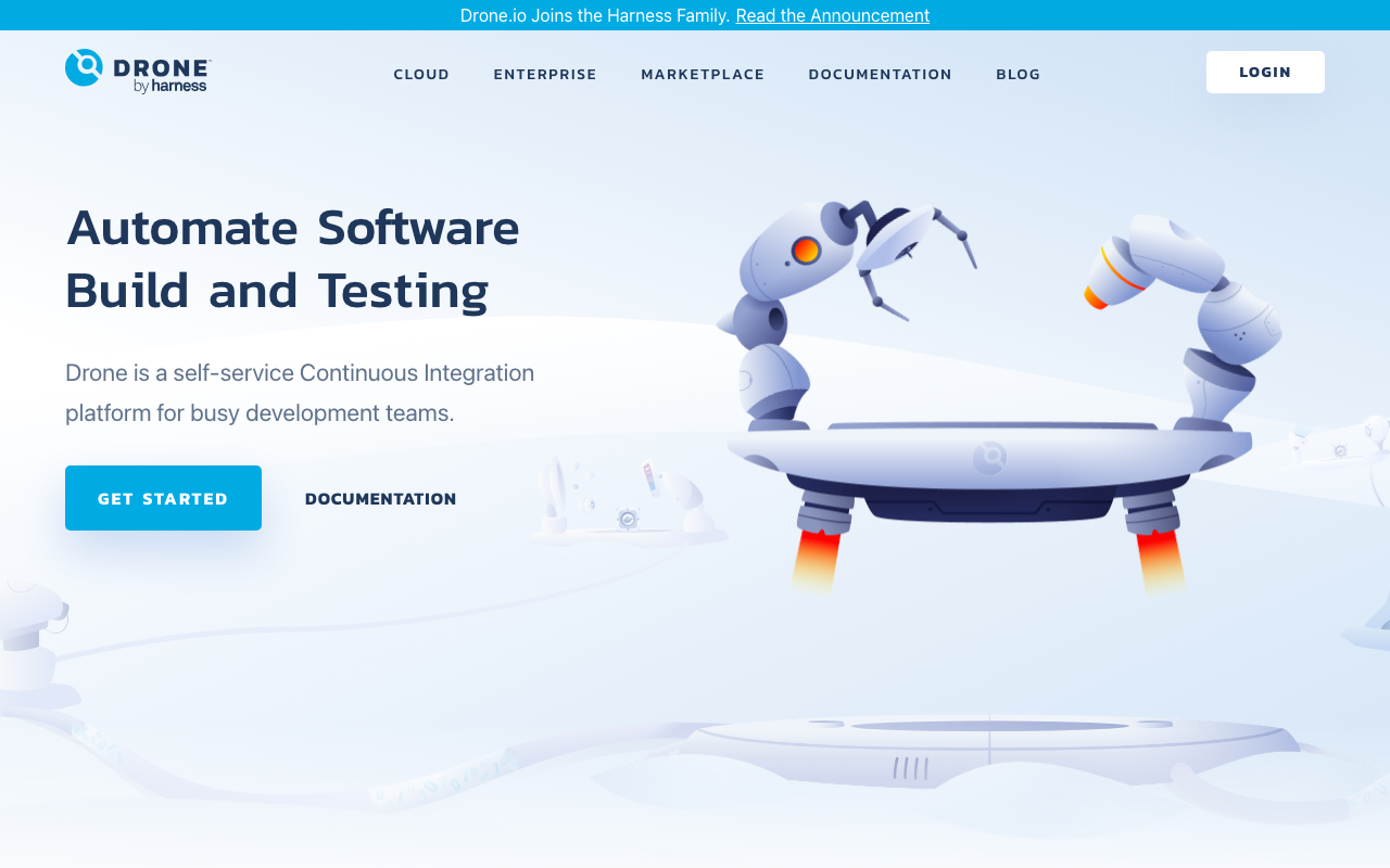Drone homepage