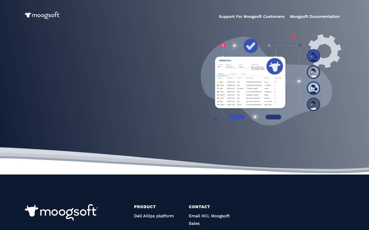 Moogsoft homepage