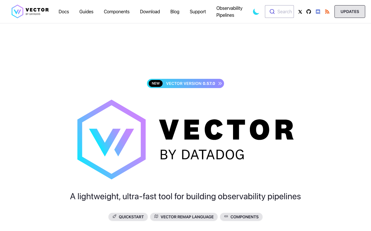 Vector homepage